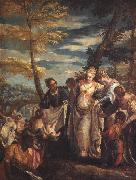 VERONESE (Paolo Caliari) The Finding of Moses aer oil on canvas
